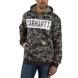 🆕️ Carhartt Men's Hooded Camo Graphic Sweatshirt